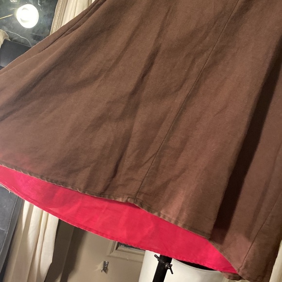 Ella Moss brown & pink spaghetti strap sleeveless summer spring dress size 2​ - Picture 7 of 10